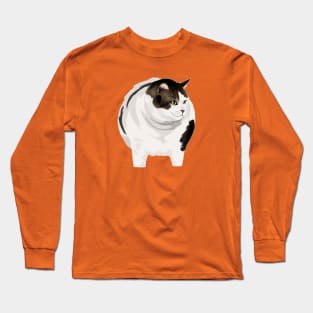 Chonk Blok Gym Meme Long Sleeve T-Shirt